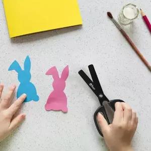 [하프클럽/]Peace KIDS 블랙 사각 안전가위
