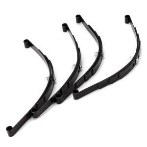 B02B-4pcs 1/10 판스프링세트 D90 RC 크롤러 자동차 부품용 하이리프트 섀시 블랙