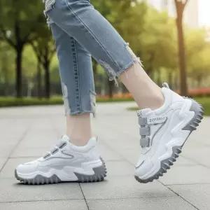 SD-262071 운동화 패션 키높이 통굽 벨로트 메쉬 경량 통굽 러닝화 키높이 여름