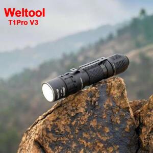 2025 새로운 Weltool T1Pro V3 AA/14500 EDC LED 손전등 미니 캠핑 토치 라이트