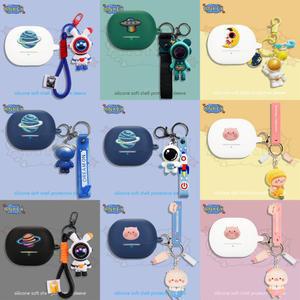 SoundPEATS POP 클립 실리콘 케이스 이어 버드 블루 우주 비행사 SoundPEATS UU 소프트 보호 헤드폰 커버 헤드셋 스킨 (가방 포함)