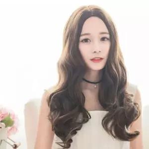 [하프클럽/]갈색 여신 파마머리 붙임머리 부분가발 자연스러운 헤어피스 가