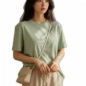 반팔티 여성 루즈핏 티셔츠 여자 여름 기본 무지 캐주얼 상의