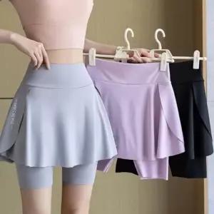 레깅스 치마바지 운동복 스커트 포켓 면 요가복 일체형 팬츠