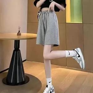 반바지 여성 여름 와이드핏 숏팬츠 4부 추리닝 2색 세트