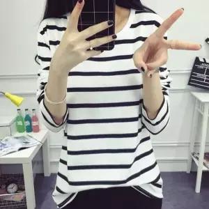 여성 티셔츠 반팔 긴팔 라운드넥 가오리 셔링 조끼 세트