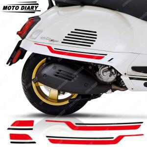 Vespa GTS 125 250 300 슈퍼 GTV 250 GTV 300 GTS250 GTS300 GTV300 스쿠터 스티커 세트 방수 사이드 바디 데칼