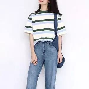 여성티셔츠 셔링 망사 반팔 크롭티 면티 패턴 반팔티