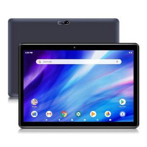 프리톰 태블릿 10인치 64GB 안드로이드 HD IPS 화면 듀얼 카메라 WIFI 블루투스 6000MAH 배터리 태블릿 TOUCH10 탭 GMS 인증(블랙)