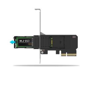 PCIe 확장 슬롯용 ICY DOK 탈착식 M.2 NVMe SSD에서 4.0 x 4 모바일 랙 어댑터 카드 | ExpressSlot Core MB305M4P-B