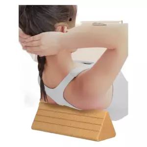 코르크블럭 단품 삼각형 코르크 30cm 코어 피트니스 블록 천연 삼각 고밀도