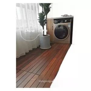 조립식 발코니 꾸미기 베란다 바닥 타일 인테리어 리모델링 나무 DIY 마루 자포장