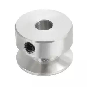 PATIKIL V-벨트 풀리 6mm 고정 보어 외경 단일 홈 휠 알루미늄 합금 V-그루브 구동 모터 샤프트 PU 원형