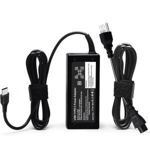 65W Dell 노트북 충전기 USB-C용 GVKRLXZ 교체, Latitude / Chromebook XPS 65와트 USB 타입 C AC 전원 어댑터 코드와 호환됨