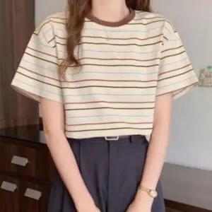 반팔티 여성 면 라운드 데일리 여름 기본 티셔츠