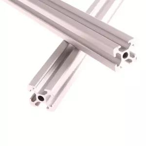 알루미늄 프로파일 압출 2020 500m 2PCS T 슬롯 유럽 표준 양극 산화 CNC 3D 프린터 부품 DIY 실버용 선형