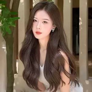 [하프클럽/]여성 여신 웨이브 통가발 원터치가발 긴머리 2색