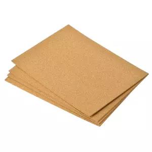uxcell 4pcs 8.3 x 11.8 자체 접착 코르크 시트 2mm 두께의 A4 직사각형 테이블 매트 컵 백킹 코스터 보드