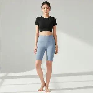 [하프클럽/]레깅스 여름 요가 바이커쇼츠 4부 4color 여자 필라테스