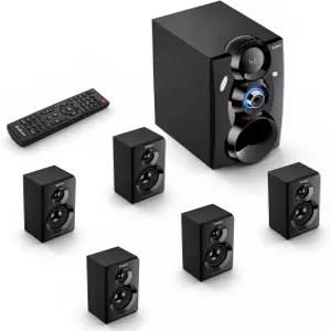 밥토트 무선 서라운드 사운드 시스템 홈 시어터 1000W 스피커 8인치 서브우퍼 5.1/2.1 채널 딥 베이스 ARC