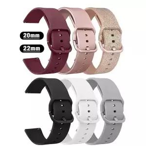 Amazfit GTS/2/2e/3/4 Mini/GTR 4/3/Pro/47mm/GTR2/2e/stratos/3 팔찌 Bip/U/S/lite 시계 스트랩 용 실리콘