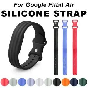 Google Fitbit Air 고무 팔찌 통기성 밴드 손목 Correa 교체 액세서리 용 실리콘 루프 스포츠 시계 스트랩