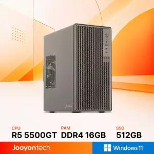 주연테크 홈오피스 D1v55GW-16G512G 블랙 AMD 라이젠5 5500GT 내장그래픽 윈도우11 홈