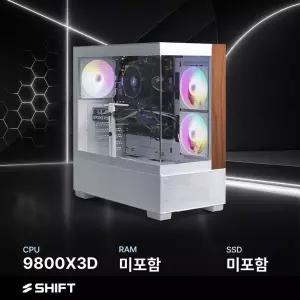 주연테크 시프트 D6v98XHFVRS 화이트 AMD 라이젠7 9800X3D 반본체