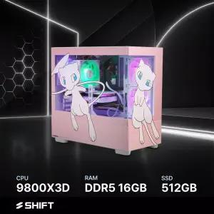 주연테크 시프트 PKMv98XHFV-16G512G 포켓몬스터 뮤 AMD 라이젠7 9800X3D 반본체