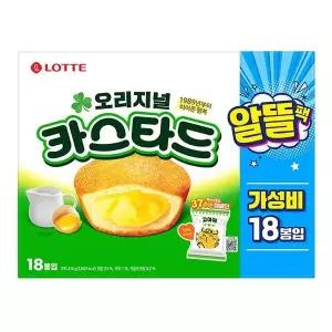 파이 롯데 카스타드 알뜰팩 414g 4개