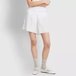 JAJU 여 코튼 레이온 슬립 하의 WHITE/ LIGHT GREEN/ BLUE 1352006