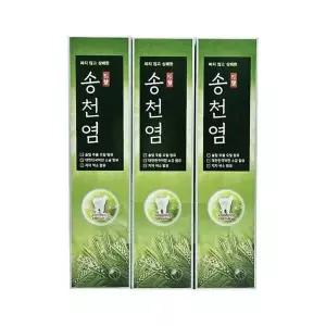 메디안 짜지않고 상쾌한 송천염 치약 120g 3입