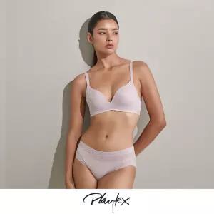 플레이텍스 노와이어 시크릿밴드 브라팬티 2종 핑크 PXW4O47T