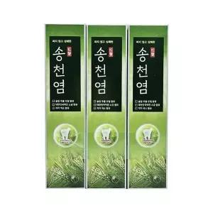 메디안 짜지않고 상쾌한 송천염 치약 120g 3입