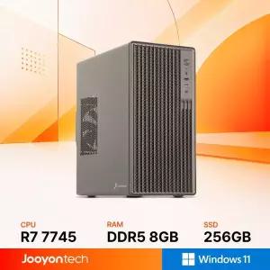 주연테크 홈오피스 D1v745W-8G256G 블랙 AMD 라이젠7 7745 내장그래픽 윈도우11 홈 사무용 컴퓨터