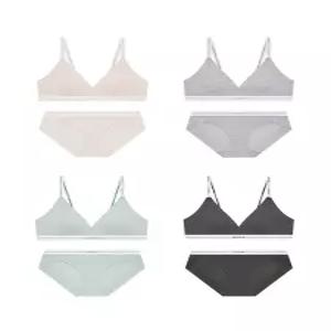 게스언더웨어 화이트밴딩 텐셀 브라렛 팬티 세트 - 4Colors OFWRP294SET 5940581