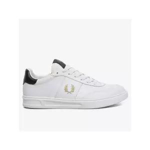 프레드페리 남여공용 FRED PERRY B400 레더 화이트 가죽 스니커즈_SFPU2211288_1722573715