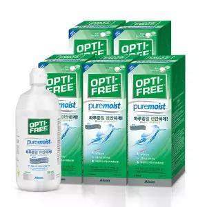 [옵티프리] 렌즈세척액 퓨어모이스트 300ml 5개