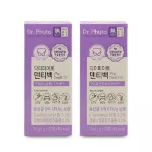 닥터파이토 덴티백 PRO 구강유산균 1g x 30정 X 2박스 I W