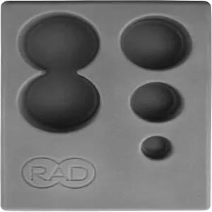 RAD 블록 근막 방출을 위한 마사지 볼 보관용 다용도 EVA 폼 요가 - 여행 친화적인 필라테스 및 고도 상승