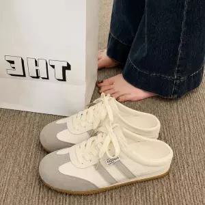 [라일리] Rly 여성 캐주얼 외출 슈즈 레트로 스타일 뮬 블로퍼