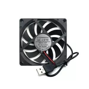 USB쿨러 80mm 10T 5V 냉각 미우 팬 컴퓨터 쿨링팬