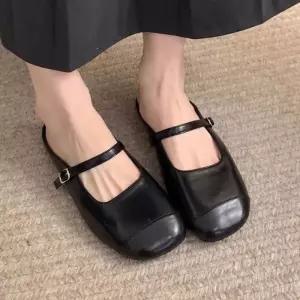 [라일리] Rly 여성 메리제인 블로퍼 클랙식 플랫 뮬 슈즈