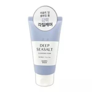 해피바스 DEEP SEASALT 클렌징폼 150g 모공 각질-WFOR1D1