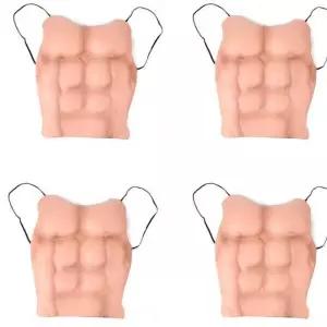아무 복근 모형 할로윈 분장 인조 프레