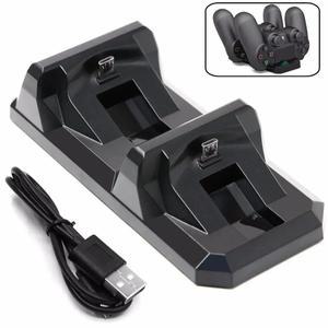 플스호환 컨트롤러 용 USB 듀얼 충전 도크 SONY호환 PlayStation 4 무선 게임 패드 Controle Charger 스탠