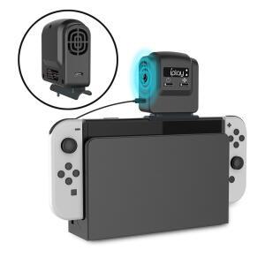 콘솔 외부 쿨러 팬 USB 전원 터보 온도 Nintendo호환 Switch oled 게임 방열판 라디에이터 액세서리