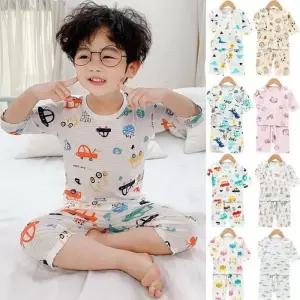 [조이멀티]쿨애니멀 자동차 7부실내복 상하세트204191