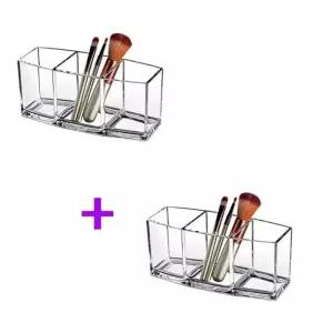 메이크업 브러시 이우 투명 보관함 화장품 정리대
