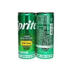 [하프클럽/셀러허브 식품]스프라이트 사이다 탄산 캔음료 업소용 245ml x 60개 /s